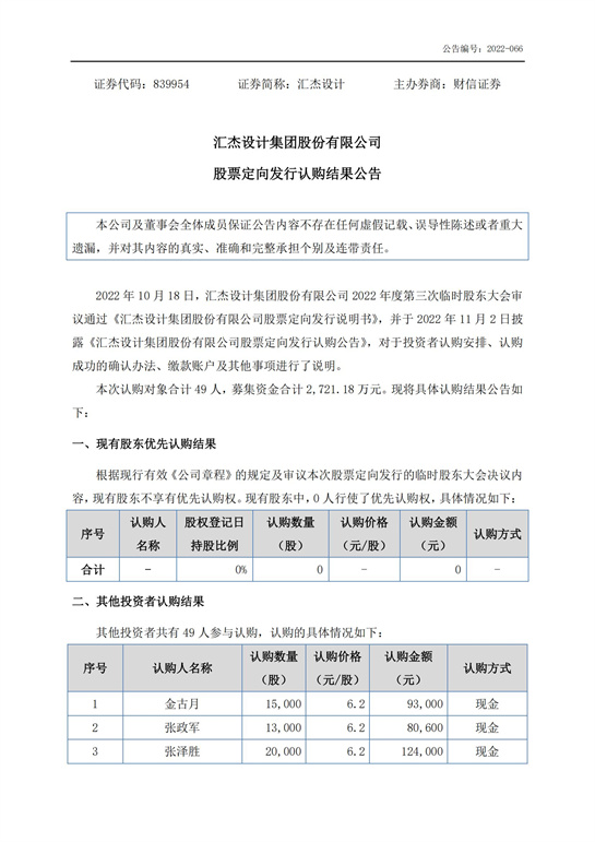 25、匯杰設計-股票定向發(fā)行認購結果公告_00.jpg